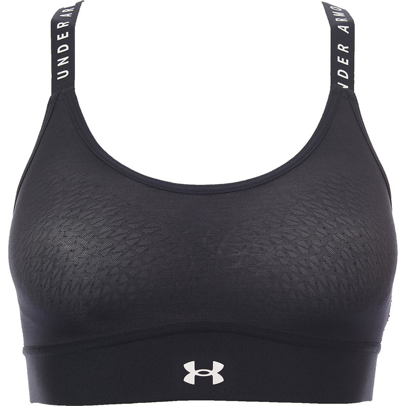 Under Armour Women's Black Training Infinity Mid Support Sports Bra