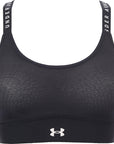 Under Armour Women's Black Training Infinity Mid Support Sports Bra