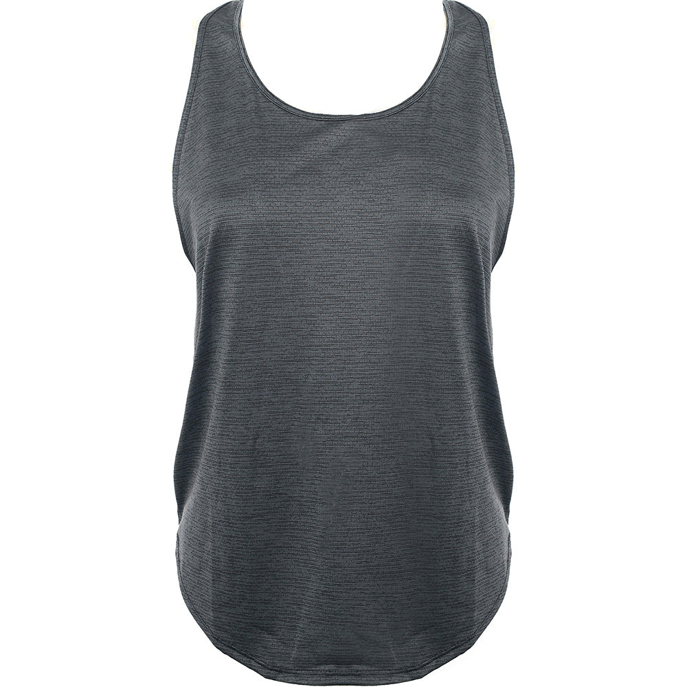 Under Armour Women's Black And Grey Training Tech Vent Tank