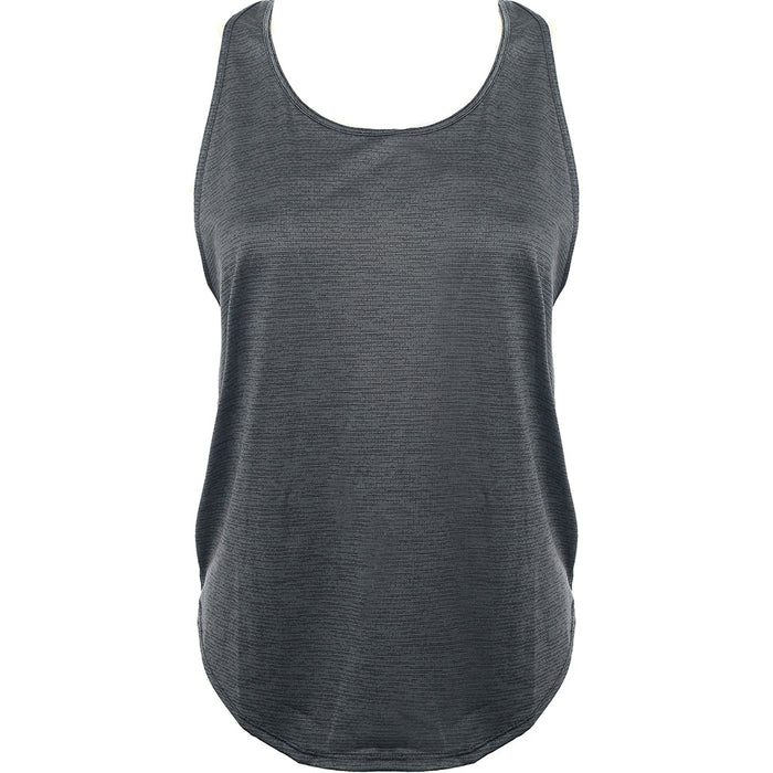 Under Armour Women's Black And Grey Training Tech Vent Tank