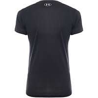 Under Armour Womens Training Tech V Neck T-Shirt In Black