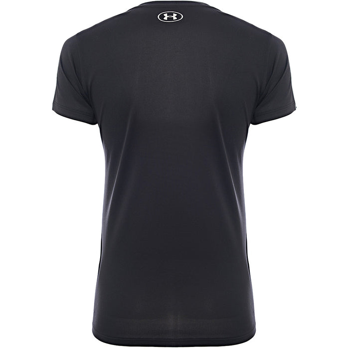 Under Armour Womens Training Tech V Neck T-Shirt In Black