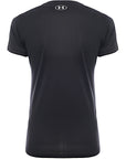 Under Armour Womens Training Tech V Neck T-Shirt In Black