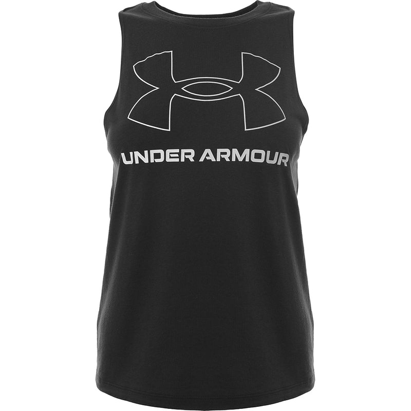 Under Armour Womens Training Sportstyle Graphic Tank In Black