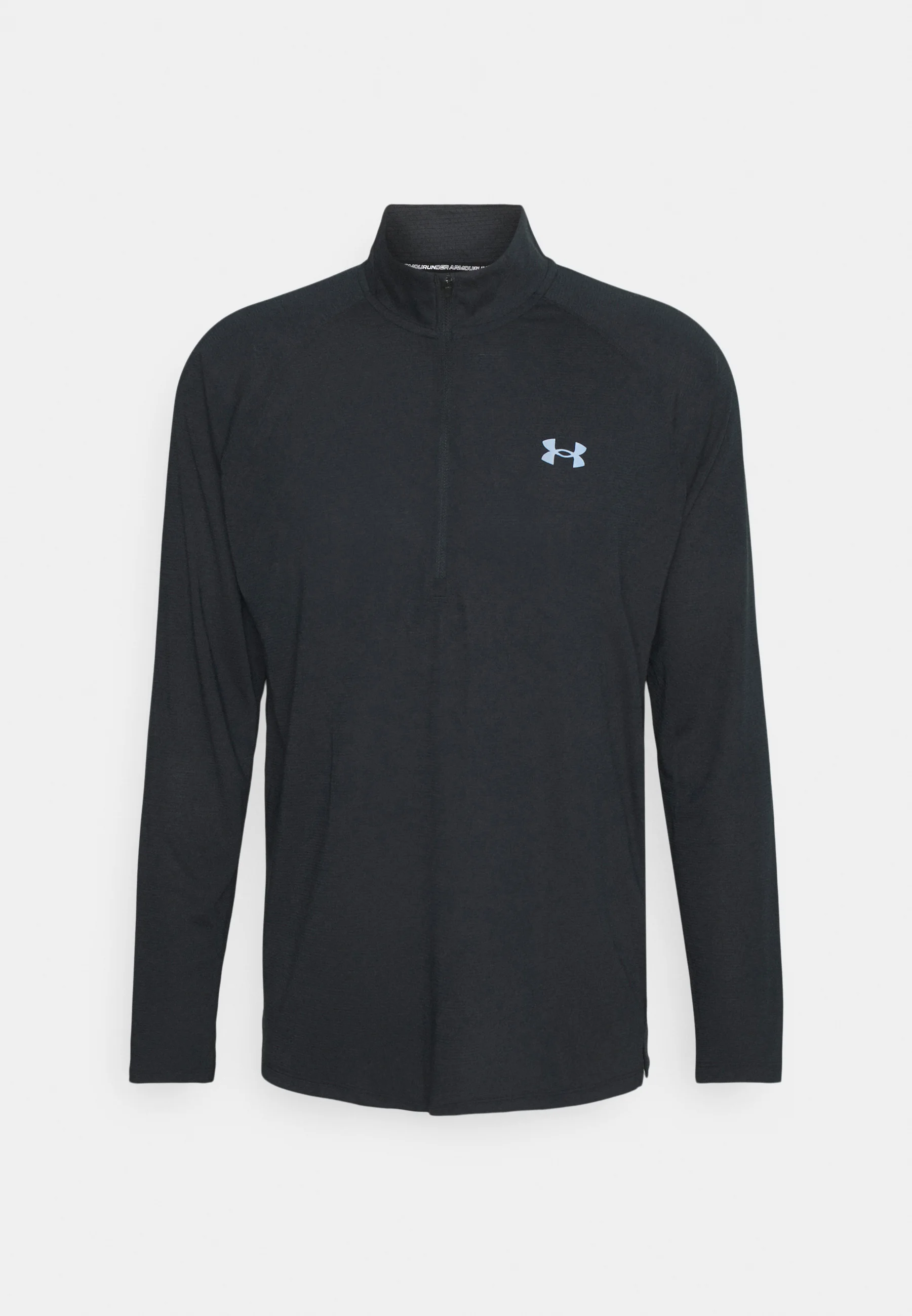 Under Armour Mens Running Streaker 1/2 Zip Long Sleeve Top In Black