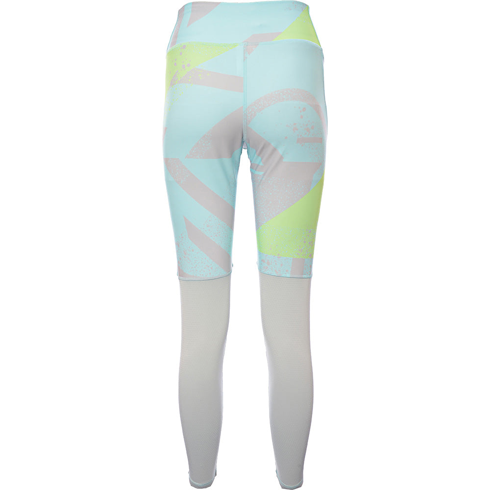 Reebok Women's Blue Running Printed Leggings