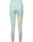 Reebok Women's Blue Running Printed Leggings