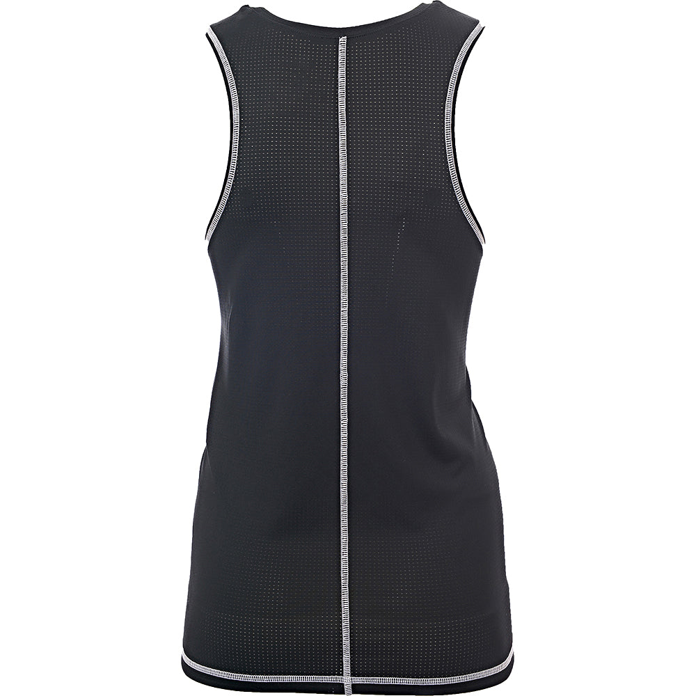 Womens Reebok Training Plus Mesh Tank with Seam in Black