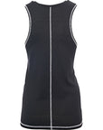 Womens Reebok Training Plus Mesh Tank with Seam in Black