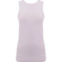 Reebok Women's Training Maternity Ribbed Tank in Purple