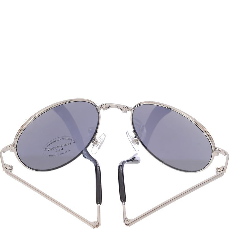 South Beach Women's Minimal Aviator Foldable Sunglasses