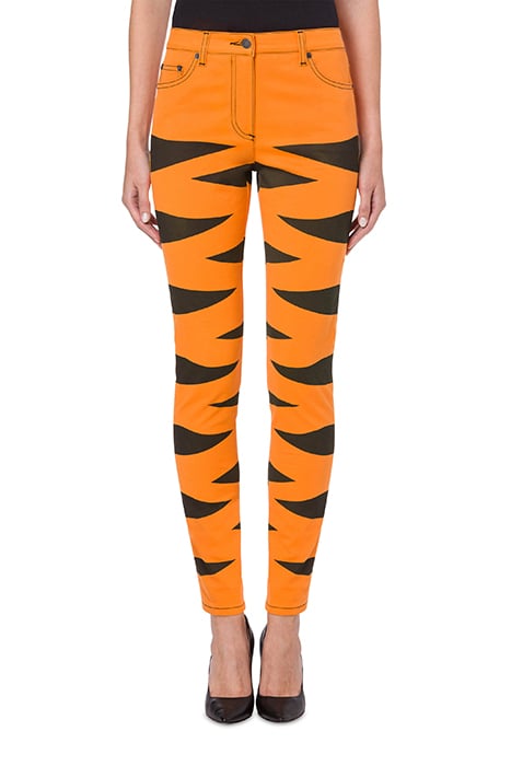 Chinese New Year Gabardine Trousers in Orange