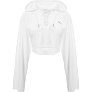 Puma Womens Icons 2.0 Fashion Hoodie In White