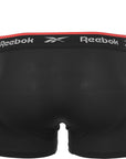 Reebok Men's 3-Pack Black Sports Trunks