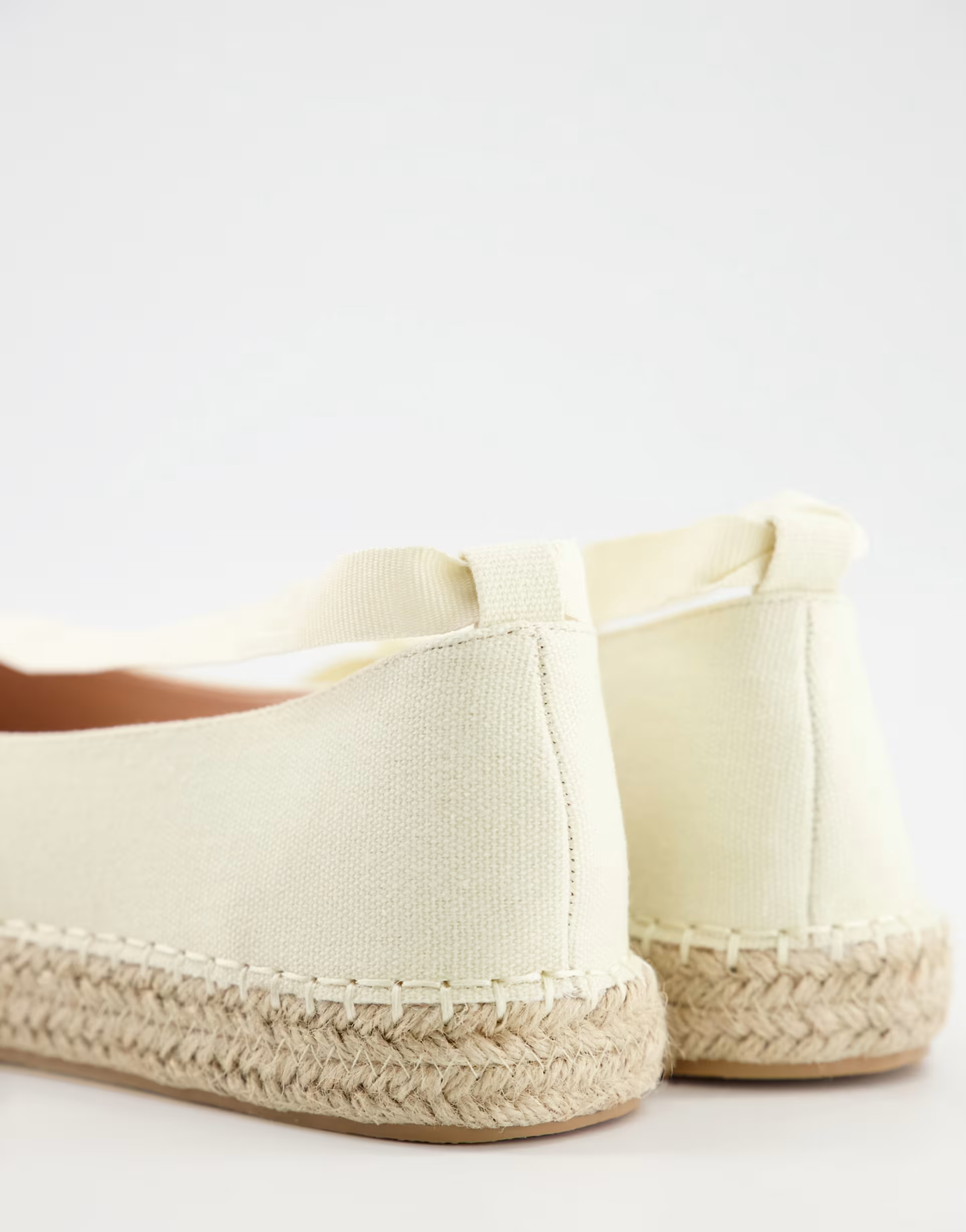 Womens Glamorous Ankle Tie Espadrilles In Natural