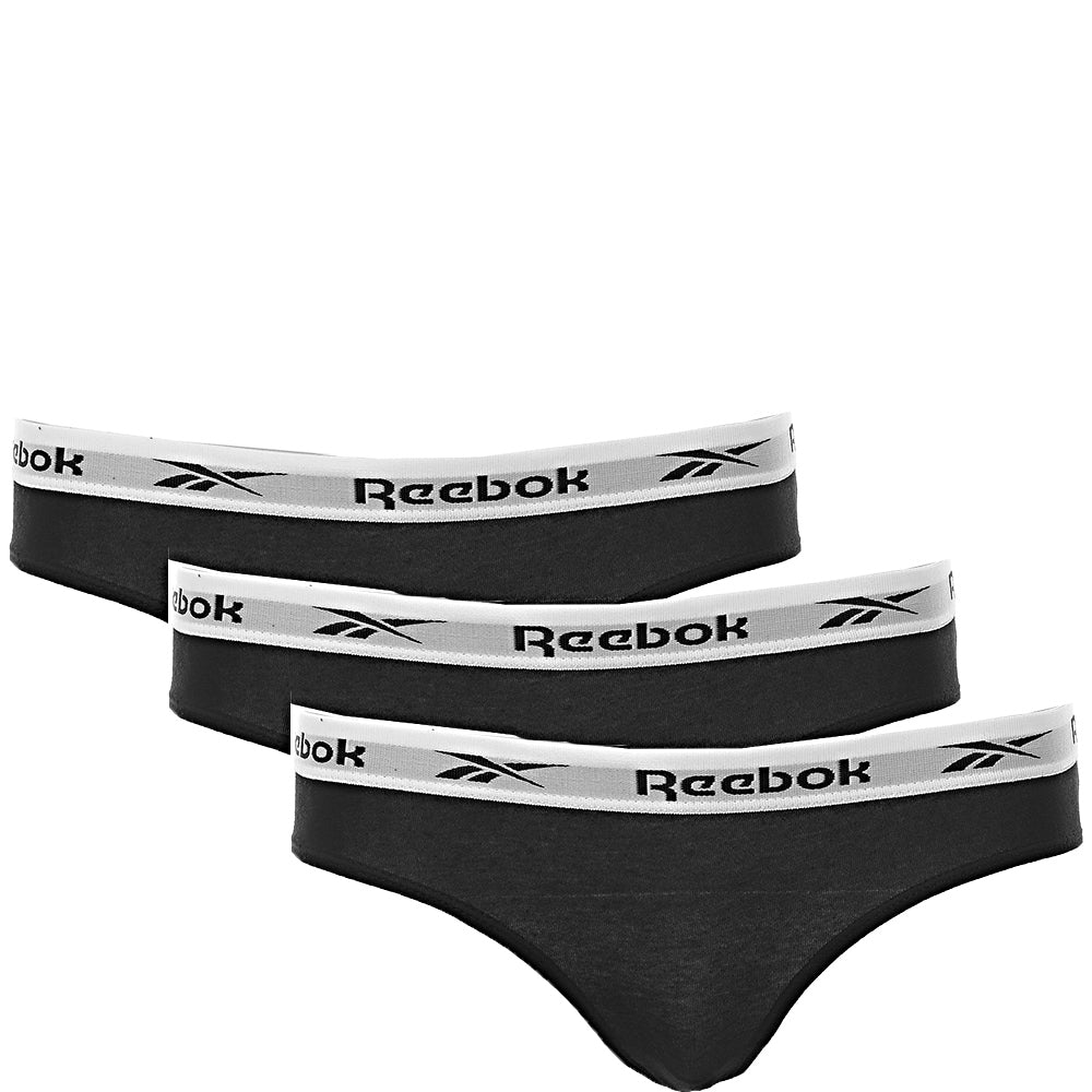 Reebok Men's Black 3-Pack Brief