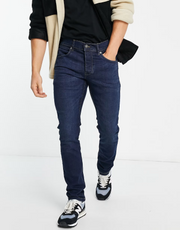 Mens French Connection Slim Fit Jeans in Dark Blue