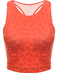 South Beach Womens Light Support Racer Back Cut in Red