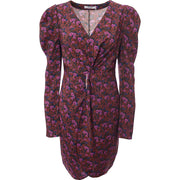 Na-Kd Womens Dress In Floral Purple