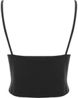 Reebok Women's Small Central Logo Ribbed Vest Top