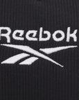 Reebok Women's Small Central Logo Ribbed Vest Top