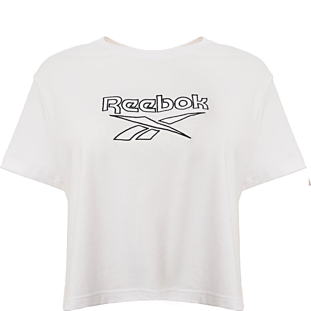 Reebok Men's White Large Logo T-Shirt