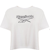 Reebok Men's White Large Logo T-Shirt