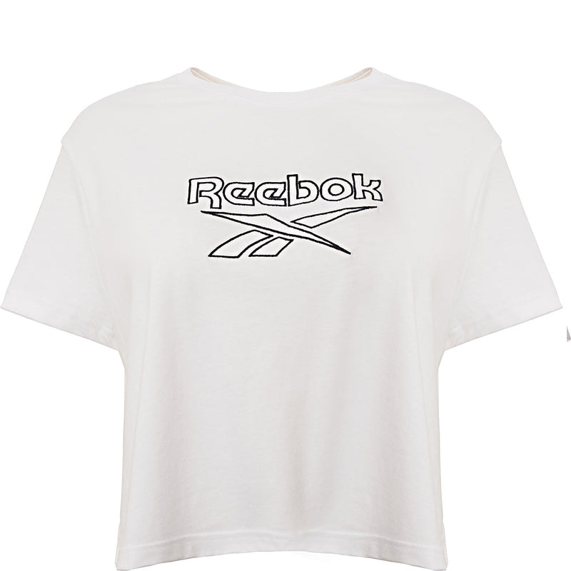 Reebok Men's White Large Logo T-Shirt