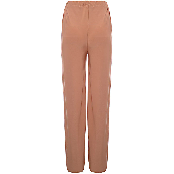 Club L London Womens Orange Wide Leg Slouch Trouser