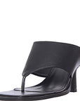 RAID Women's Wide Fit Evia Toe Post Mules in Black