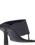 RAID Women's Wide Fit Evia Toe Post Mules in Black