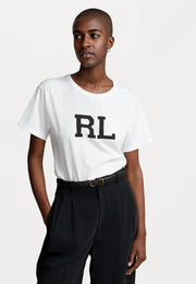 Polo Ralph Lauren Womens Short Sleeve Logo T Shirt in White