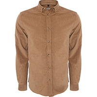 River Island Men's Regular Fit Cord Shirt