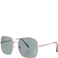 South Beach Women's Square Sunglasses with Gold Details