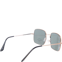 South Beach Women's Square Sunglasses with Gold Details