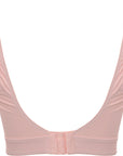 Ivory Rose Lingerie Womens Fuller Bust Cross Over Sports Bra in Pink