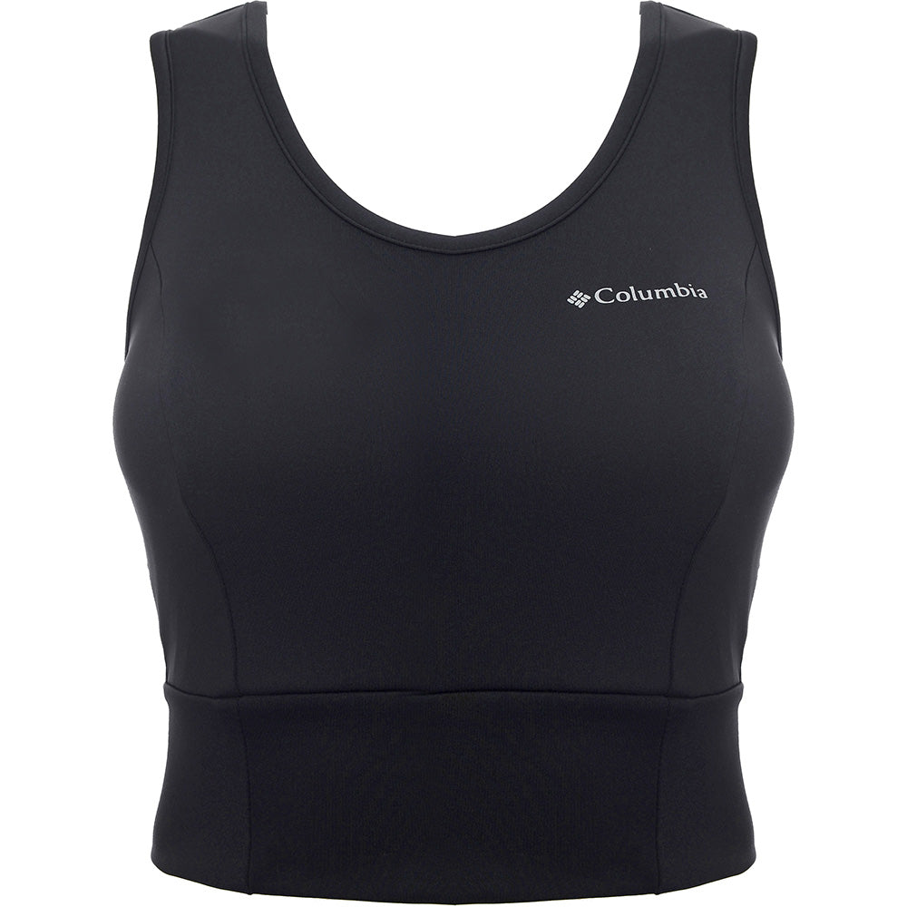 Columbia Women's Black Training Windgates Cropped Tank Top