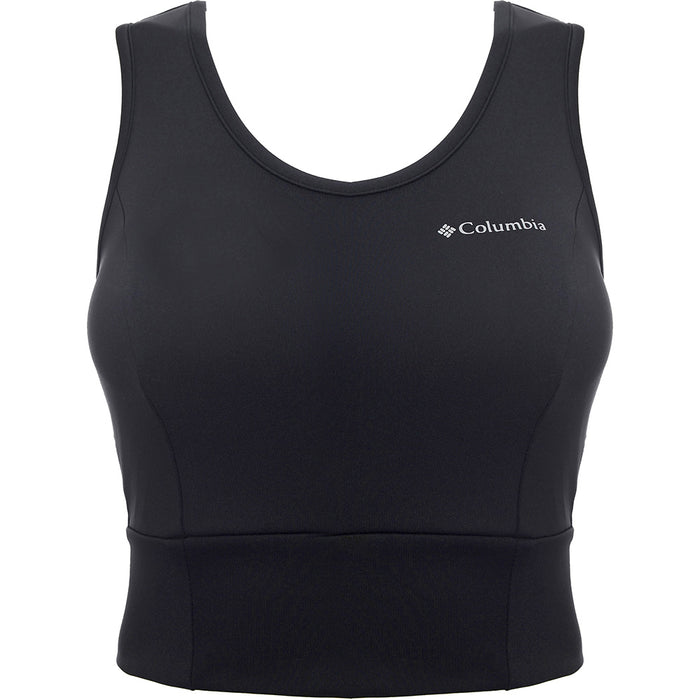 Columbia Women's Black Training Windgates Cropped Tank Top