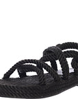 RAID Women's Rosa Rope Sandals in Black