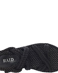 RAID Women's Rosa Rope Sandals in Black