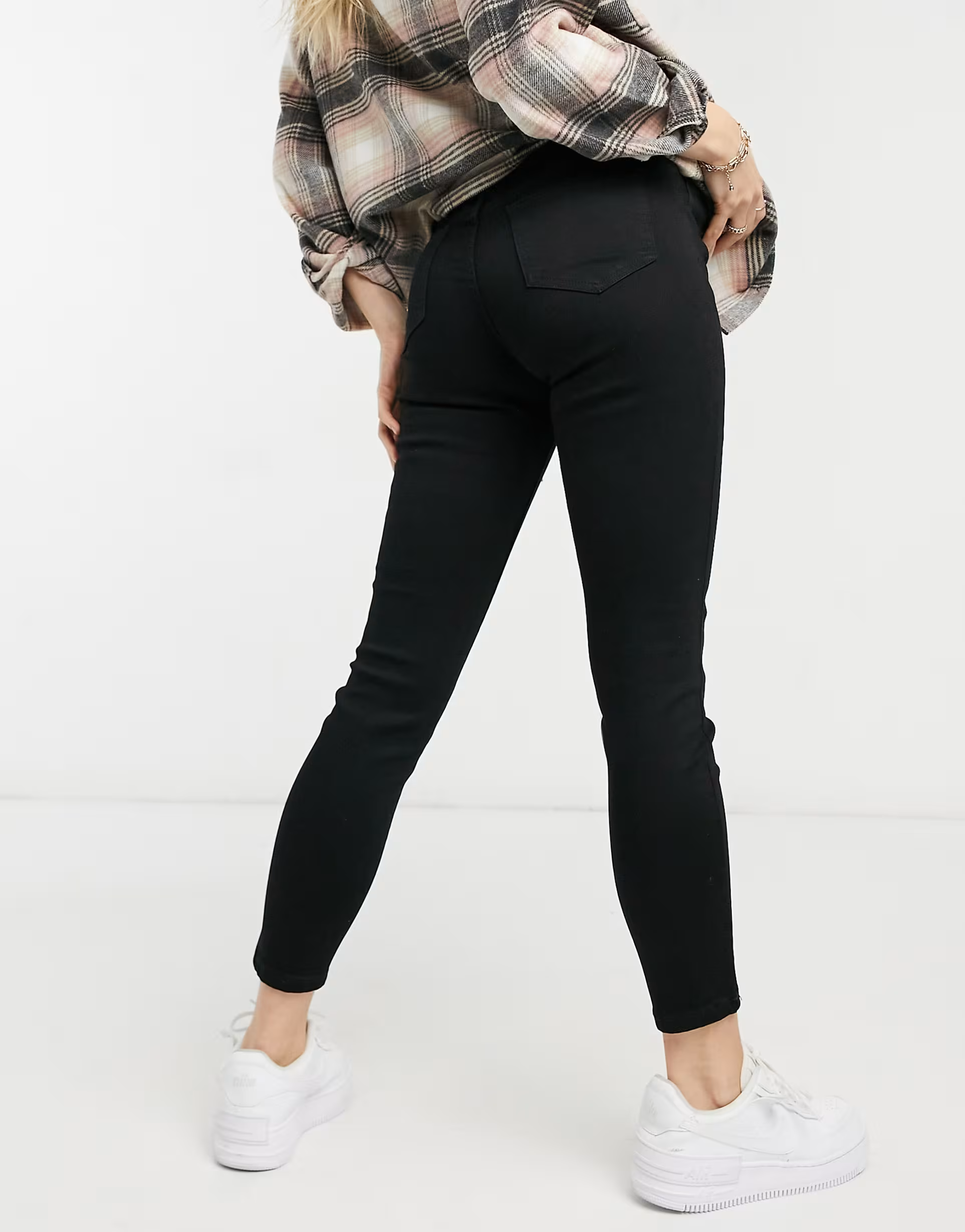 Cotton:On Womens Maternity Underbump Super Stretch Skinny Jean In Black