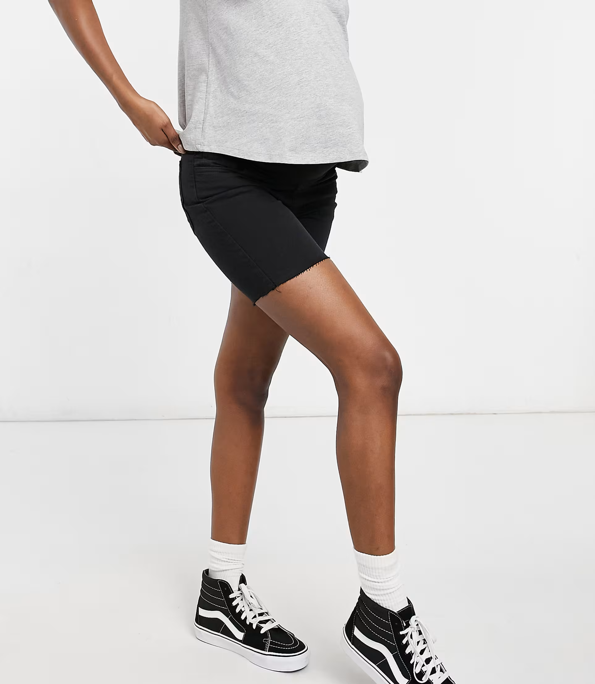 Cotton:On Womens Maternity Overbump Stretch Denim In Black