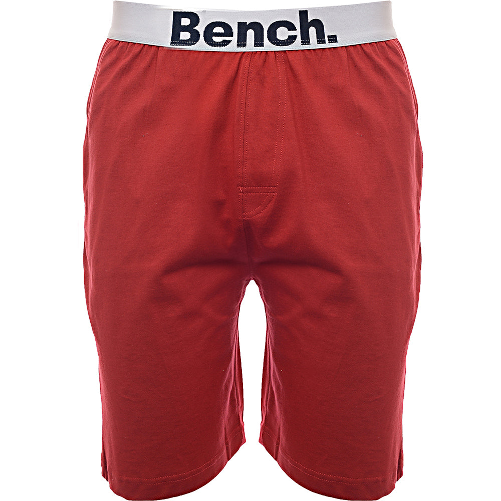 Bench Mens Ryder Jersey Lounge Short in Red in Red