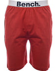 Bench Mens Ryder Jersey Lounge Short in Red in Red