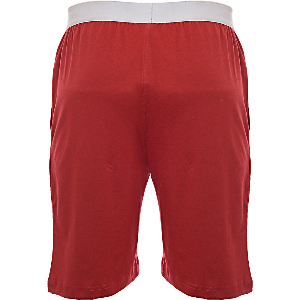 Bench Mens Ryder Jersey Lounge Short in Red in Red