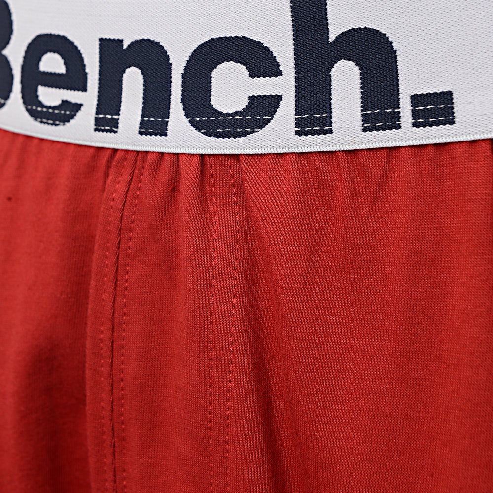 Bench Mens Ryder Jersey Lounge Short in Red in Red