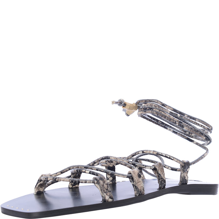 AllSaints Women's Snake Callie Strappy Sandals