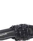 schuh Women's Tilde Woven Slide Sandals in Black