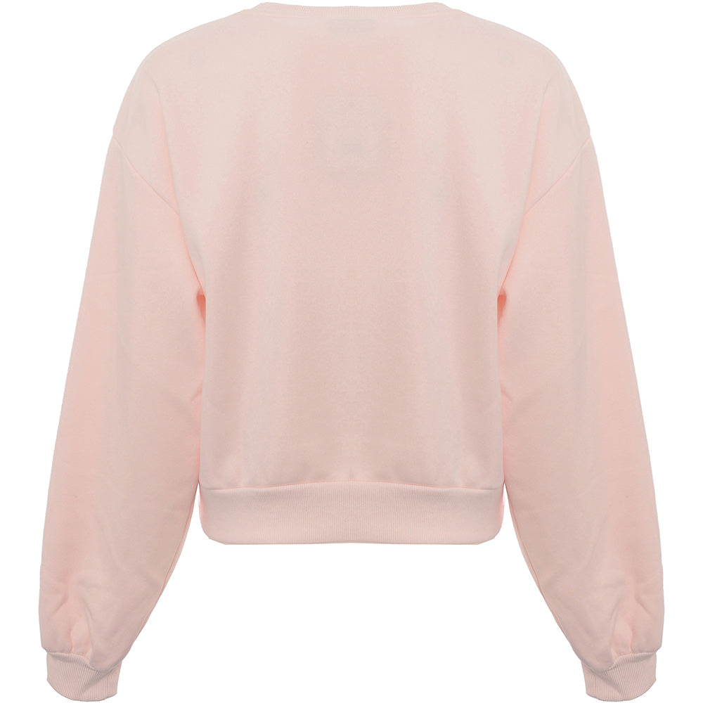 Puma Women's Pink Classics Bell Sleeve Sweatshirt