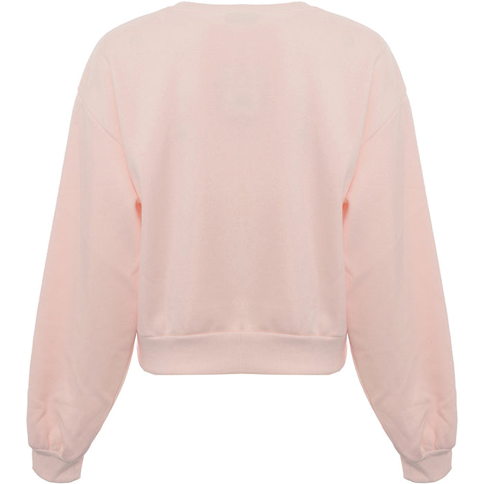 Puma Women's Pink Classics Bell Sleeve Sweatshirt